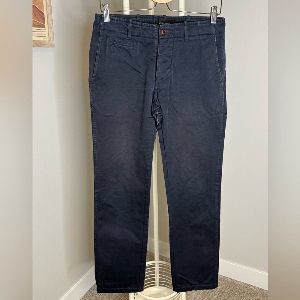 Wings + Horns Dark Navy Chino Pants
